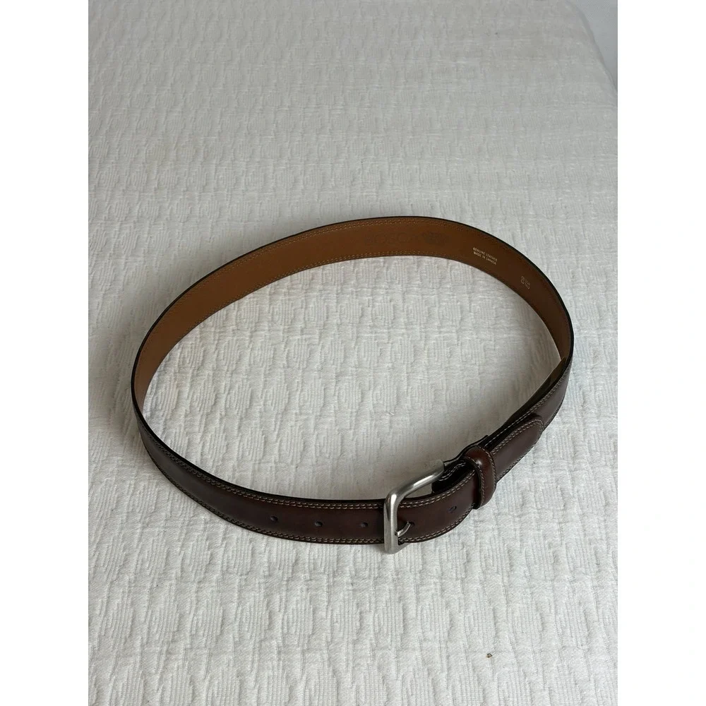 Bosca Mens Genuine Leather size 32 Redish Brown